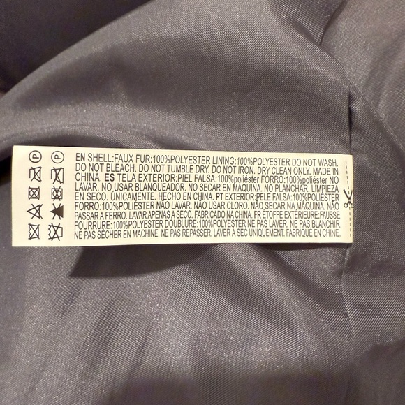 Forever 21 Charcoal Gray Teddy Jacket with Plush Material and Shawl Collar - Picture 6 of 10